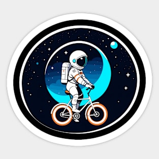 Cosmic Picnic Hijinks - Astronaut Space Travel Sticker